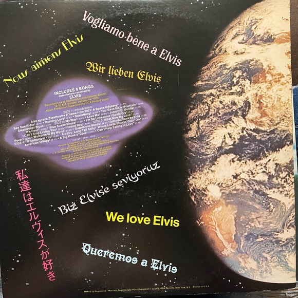 Elvis Aloha from Hawaii via Satellite - Picture 2 of 2